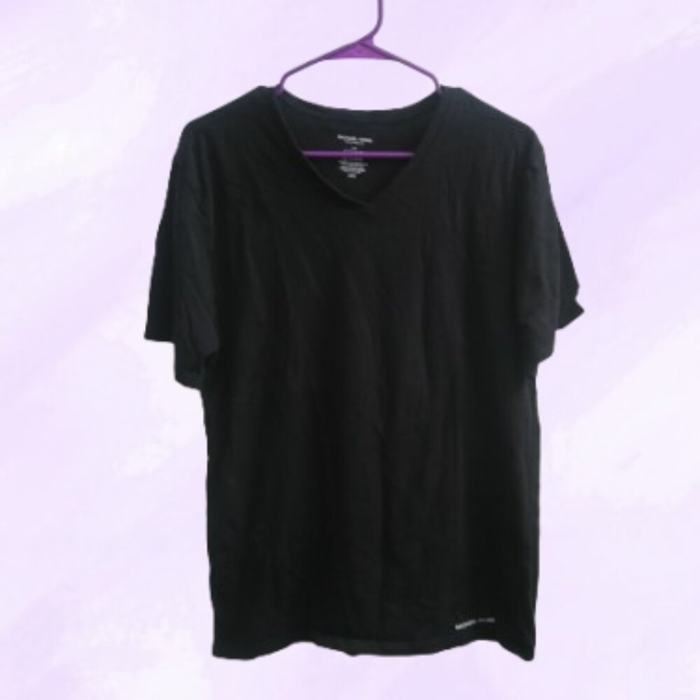 Michael Kors underwear basic t-shirt men's shirt tee shirt in black size large.